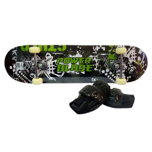 SKATE DOBLE COLA C/PROTECCIONES Y FUNDA - ART 005B - Imagen 3