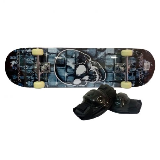 SKATE DOBLE COLA C/PROTECCIONES Y FUNDA - ART 005B - Imagen 4