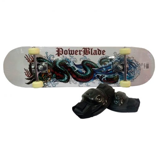 SKATE DOBLE COLA C/PROTECCIONES Y FUNDA - ART 005B - Imagen 5