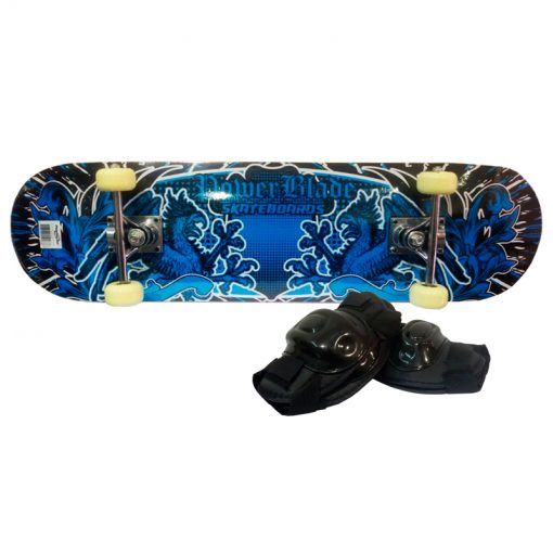SKATE DOBLE COLA C/PROTECCIONES Y FUNDA - ART 005B - Imagen 6