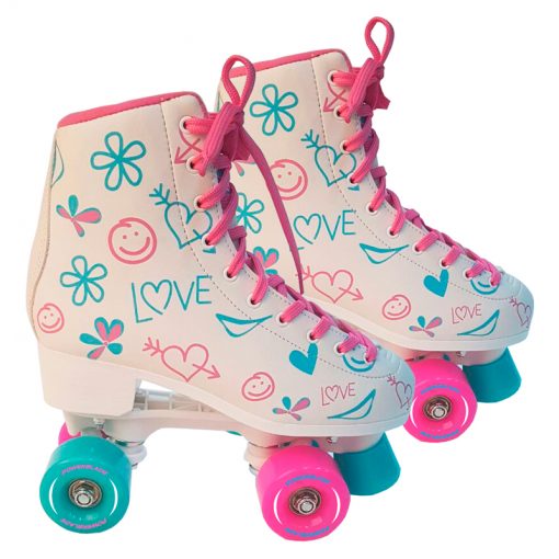 PATIN ARTISTICO POWERBLADE PVC BLANCO - ART 226 - Imagen 2